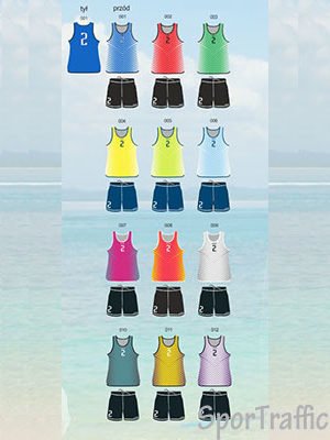Beach volleyball tank top Scoop Women Palmeto Colors