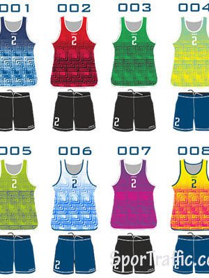 Beach volleyball uniform Quad Colors