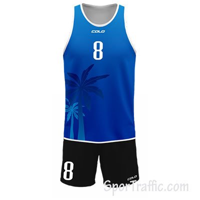 Beach volleyball uniform Rocky 001 Blue