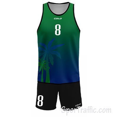 Beach volleyball uniform Rocky 003 Green