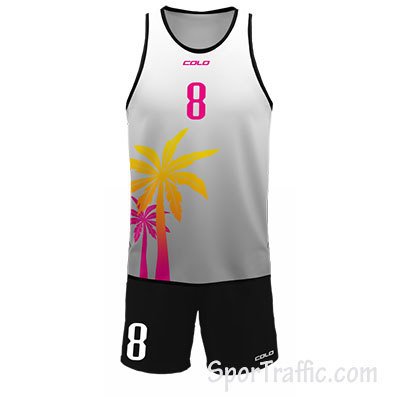 Beach volleyball uniform Rocky 011 Silver