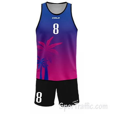 Beach volleyball uniform Rocky 012 Purple