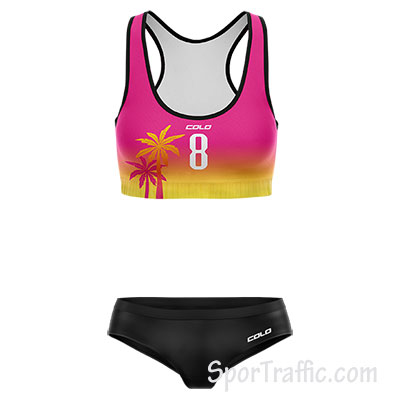 Beach volleyball uniform Wee women 007 Pink