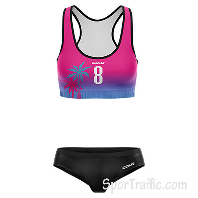 Beach volleyball uniform Wee women 009 Pink