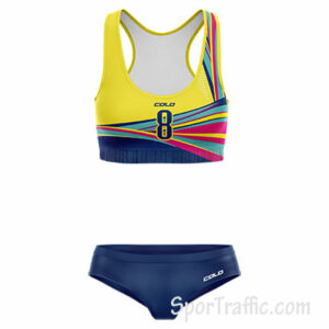 Women Beach Volleyball Bikinis Felice 003 Yellow