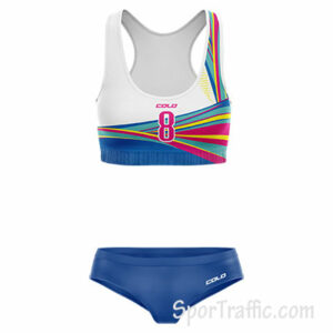 Women Beach Volleyball Bikinis Felice 008 White