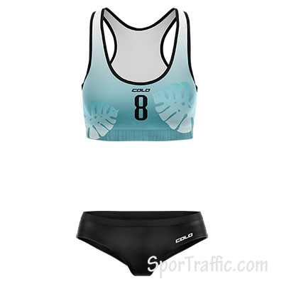 Women Beach Volleyball Jersey Potti 012 Light Blue