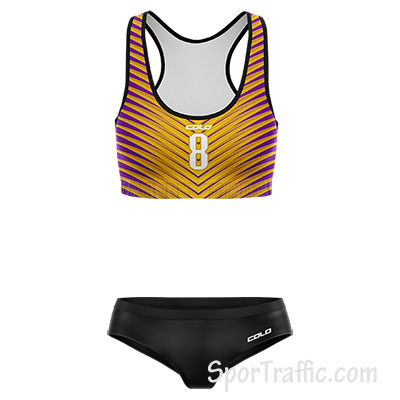 Women beach volleyball apparel Palmeto 011 Orange