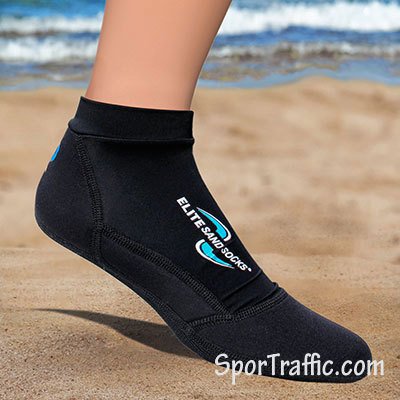 Juodos ELITE Paplūdimio Kojinės Sand Socks