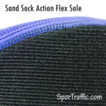 Ryškiai žalios kojinės paplūdimio tinkliniui Sand Socks neopreno padas