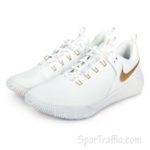 NIKE Air Zoom HyperAce 2 men volleyball shoes DM8199-170 White Gold 2