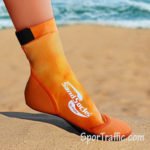 Orange Sunset Sand Socks