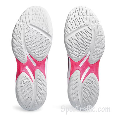 ASICS Beyond FF MT Women's Volleyball Shoes - White/Hot Pink