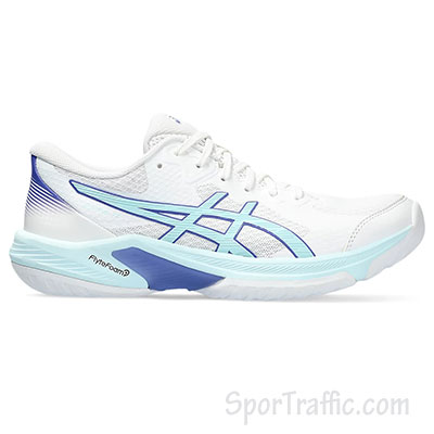 ASICS Beyond FF women's volleyball shoes White Aquamarine 1072A095.100