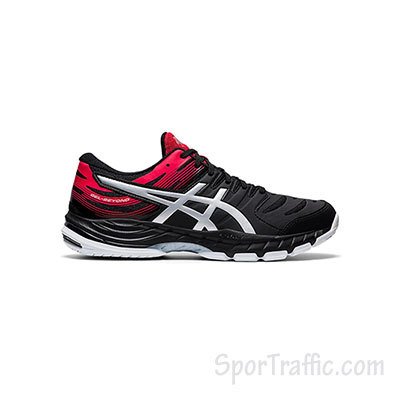 ASICS Gel Beyond 6 men's volleyball shoes BLACK CLASSIC RED 1071A049-002