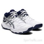 ASICS Gel Beyond MT 6 women’s volleyball shoes mid top model 1072A051-102 WHITE PEACOAT 2