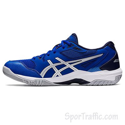 ASICS Gel Rocket 10 men’s volleyball shoes Asics Blue Pure Silver 1071A054.406 4