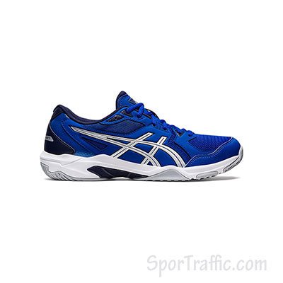 ASICS Gel Rocket 10 men’s volleyball shoes Asics Blue Pure Silver 1071A054.406