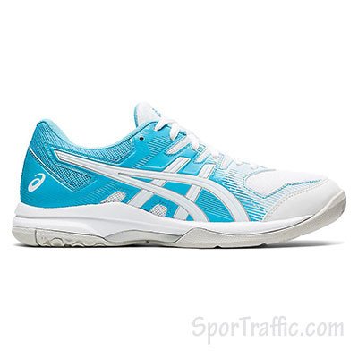 asics blue volleyball shoes