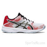 ASICS Gel Tactic GS kids indoor sports shoe 1074A014-102 WHITE SILVER 1