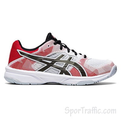 ASICS Gel Tactic GS kids indoor sports shoe 1074A014-102 WHITE SILVER