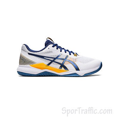 ASICS Gel Tactic men's volleyball shoes White Deep Ocean 1071A065.101