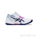 ASICS Gel Task MT 3 women’s volleyball shoes White Dive Blue 1072A081.101