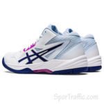 ASICS Gel Task MT 3 women’s volleyball shoes White Dive Blue 1072A081.101 3