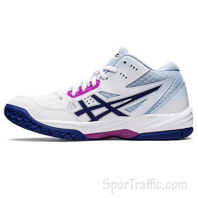 ASICS Gel Task MT 3 women's volleyball shoes White Dive Blue 1072A081.101