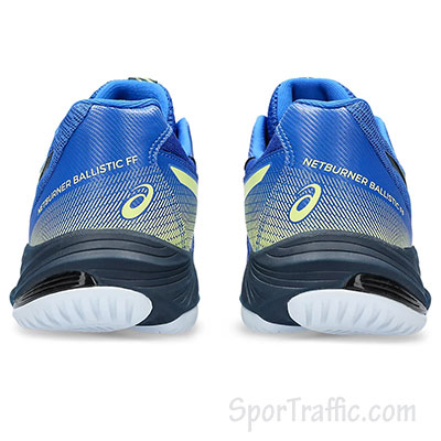 ASICS Netburner Ballistic FF 3 men’s volleyball shoes Illusion Blue Glow Yellow 1051A073.403