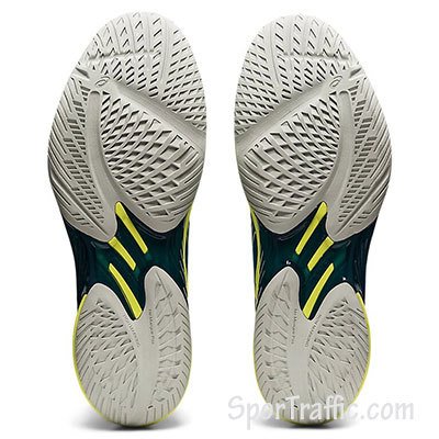 ASICS Sky Elite FF MT 2 men's volleyball shoes Deep Sea Teal-Glow Yellow 1051A065-401