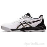 ASICS Upcourt 5 men’s volleyball shoes White Gunmetal 1071A086.101 4