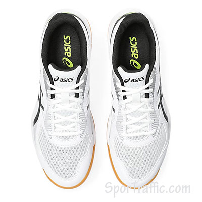 ASICS Upcourt 5 men's volleyball shoes White Safety Yellow 1071A086.103