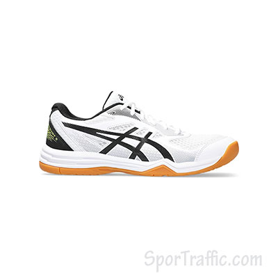 ASICS Upcourt 5 men's volleyball shoes White Safety Yellow 1071A086.103
