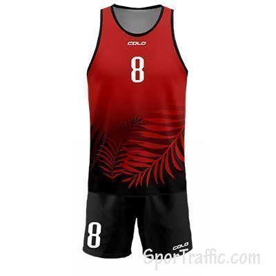 Beach volleyball jersey COLO Castor 002 Red