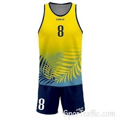 Beach volleyball jersey COLO Castor 004 Yellow