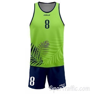 Beach volleyball jersey COLO Castor 005 Light Green