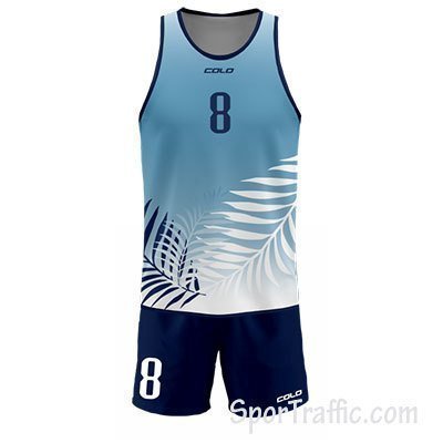 Beach volleyball jersey COLO Castor 006 Light Blue