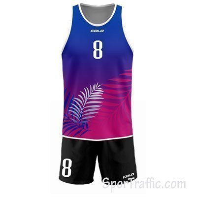 Beach volleyball jersey COLO Castor 007 Purple
