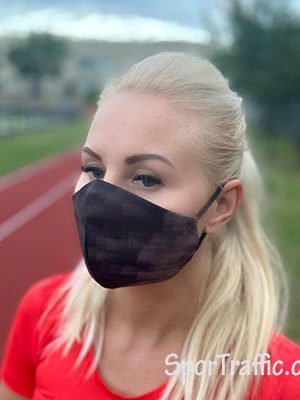 Reusable clothing face mask