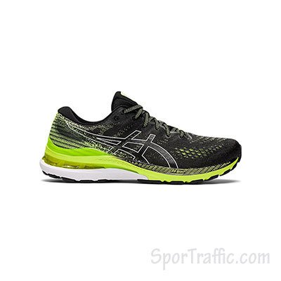 Zus Bruin gezond verstand ASICS Gel-Kayano 28 Men's Running Shoes - Black/Hazard Green