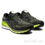 ASICS Gel-Kayano 28 men’s running shoes 1011B189.004 Black Hazard Green