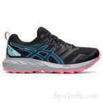 ASICS Gel-Sonoma 6 women’s running shoes 1012A922-011 Black Deep Sea Teal 1