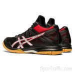 ASICS Gel Task MT 2 men’s volleyball shoes BLACK/CLASSIC RED 1071A036-004