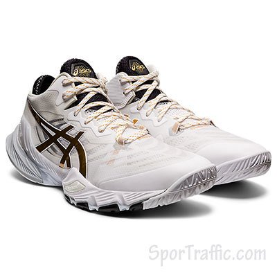 asics white volleyball shoes