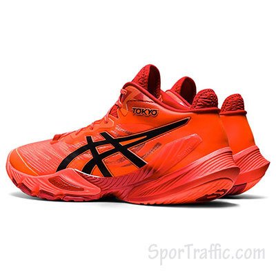 red asics volleyball shoes
