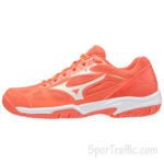 MIZUNO Cyclone Speed 2 women’s volleyball shoes LIVINGCORAL-SNOWWHT-WHT V1GC198059 1