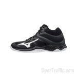 MIZUNO Thunder Blade 2 MID men's volleyball shoes V1GA197550 BLACK-WHITE-EBONY