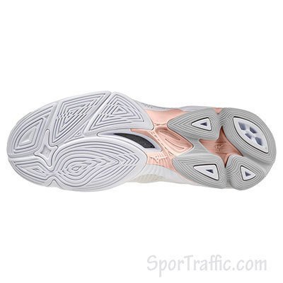 MIZUNO Wave Lightning Z7 MID women's volleyball shoes WHITE V1GC225036