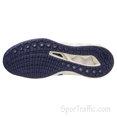 MIZUNO Wave Luminous men’s volleyball shoes White Blue Ribbon MPGold V1GA212043 2